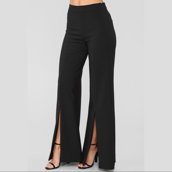 Fashion Nova Pants - Black sexy dress pants NEW! Unique!